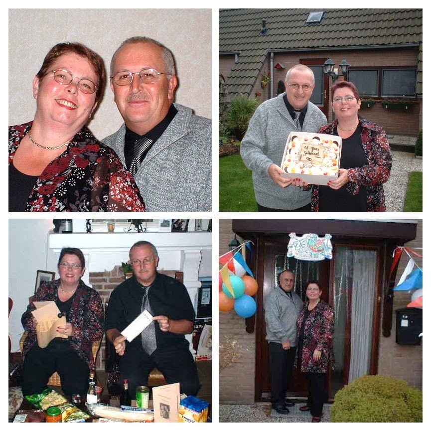 25 jaar getrouwd zilveren huwelijksfeest