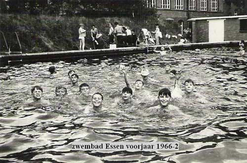 zwemmen bij de paters in Essen