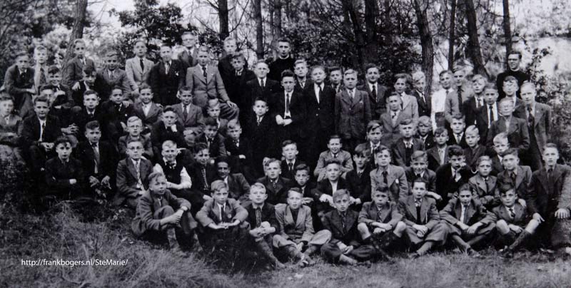 Eug Verlinden - Dopheide - Jan Damen - Jan van Keep - Louw Goense (is in Huijbergen overleden 1938) - van Lith - Hans Kreuz (schipperszoon) - Thom Jegen - John van Keep - Wim Kolkman - Frans Verlinden - Krootjes - Broeder Siardus - Sipko Hanenburg - Gori v/d Made - Jan van Overbeek - Simons - Werner Freund - Ben Kortman