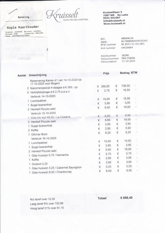 arrangement oktober 2025 hotel kruisselt