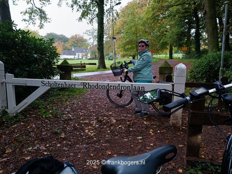 fietsen door bossen en parken