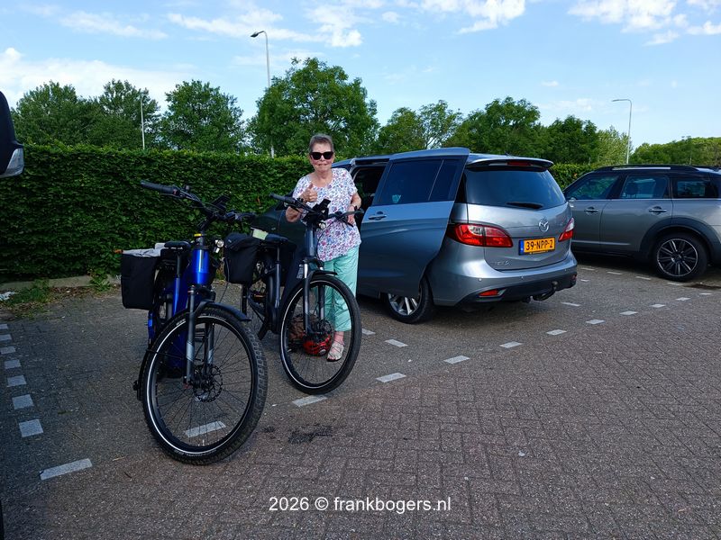 Fietsroute Barendrecht Rotterdam carpoolplaats A 29