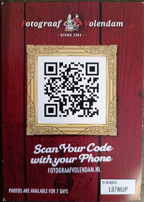 fotograferen in klederdracht Volendam