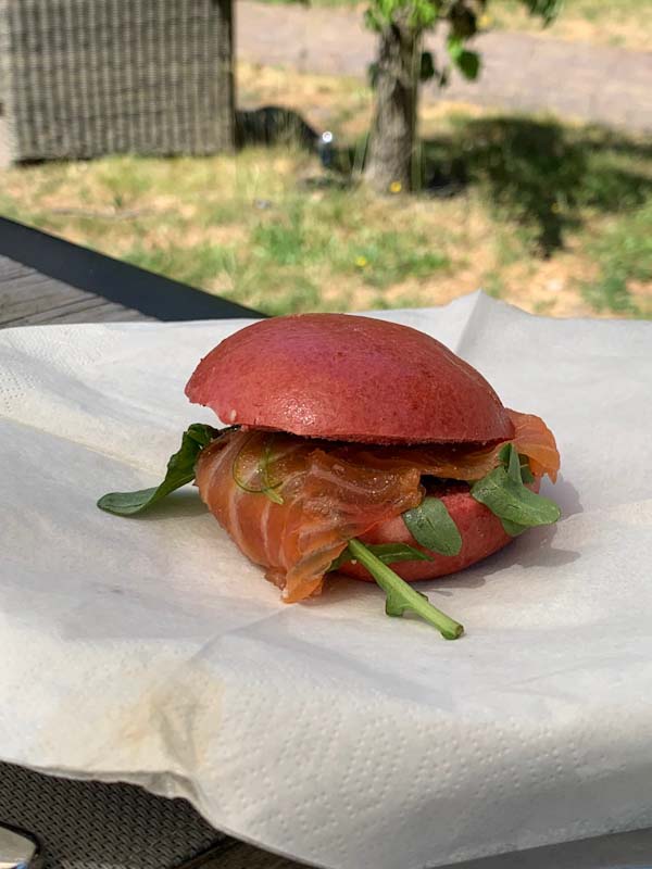 gerookte zalm high tea