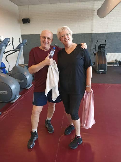 gezellig sportschool met frank en anke