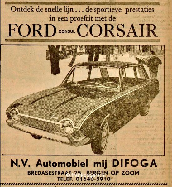 Ford Corsair Consul oldtimer