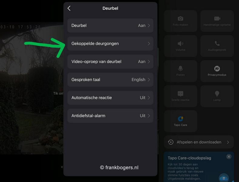 Keis voor gekoppelde deurbellen