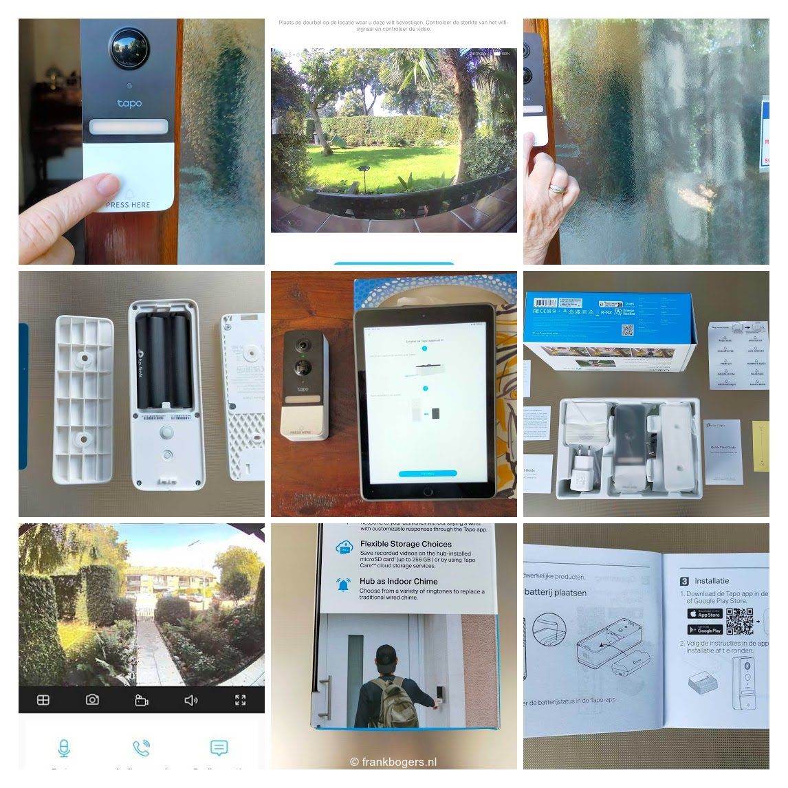 smart deurbel alarm tijdsduur instellen