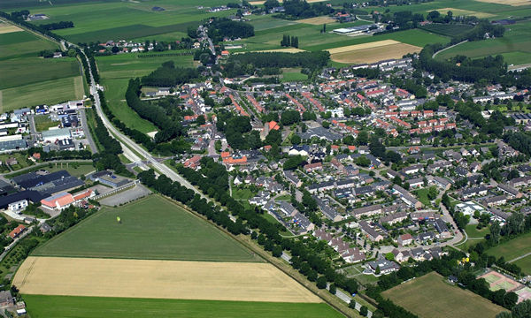 Oude landkaart 1560 Aardenburg