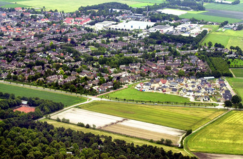 luchtfoto Aardenburg 