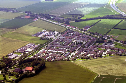luchtfoto boven Willemstad