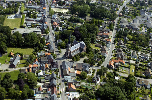luchtfoto Ossendrecht