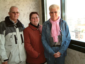Nellie Bogers Bastiaansen met Oom Kees Meesters en tante Anneke  Krijger